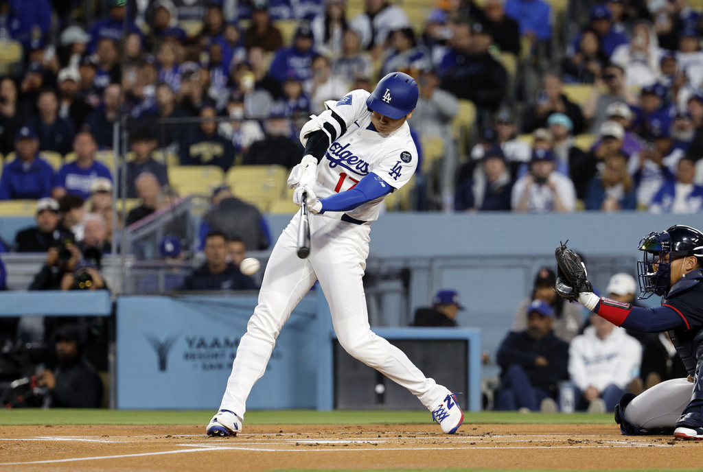 MLB(影)／大谷翔平炸裂再見全壘打！「宇宙道奇」開季贏不停拿下8連勝