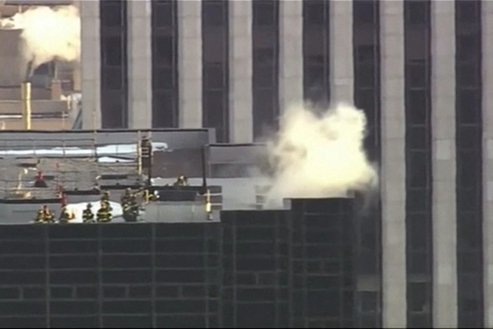 紐約川普大樓起火冒濃煙 2人受傷