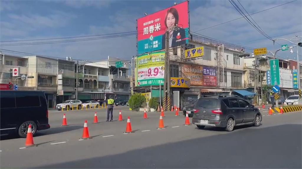 連假首日南下車流增　屏東祭調撥車道