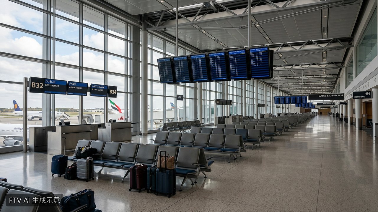 比利時地勤響應全國罷工　布魯塞爾機場週五取消多架航班