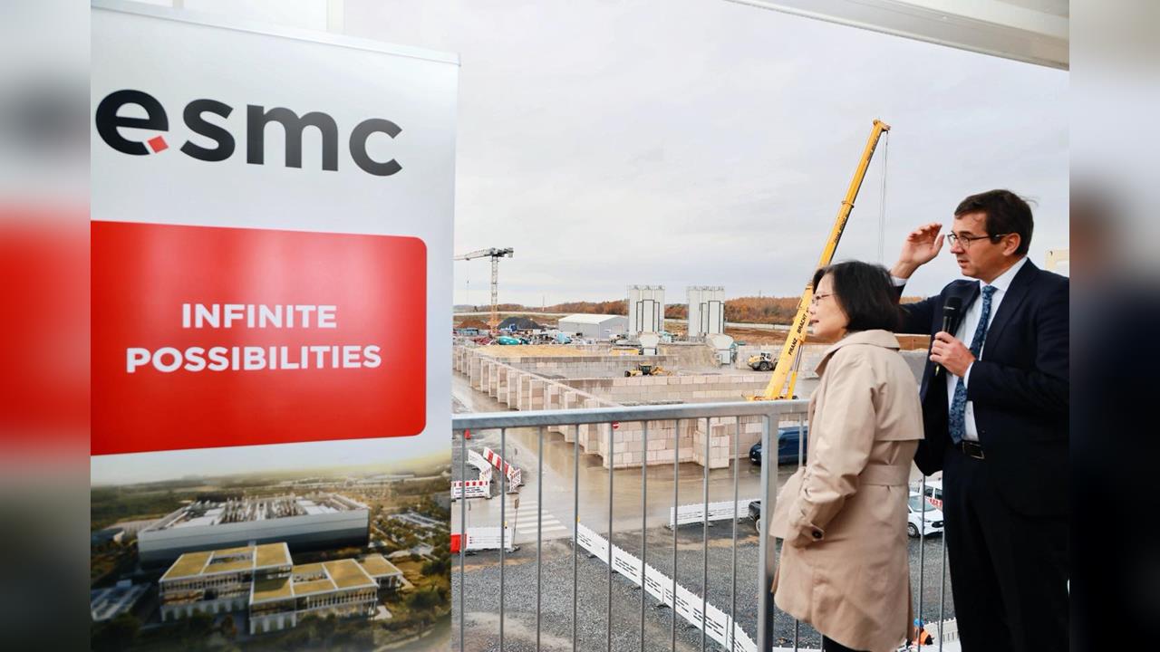 快新聞／參訪歐積電　蔡英文：台灣晶片全球經濟「不可或缺」