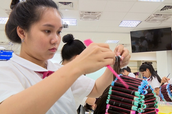 新南向政策發酵 印尼學生來台學美髮