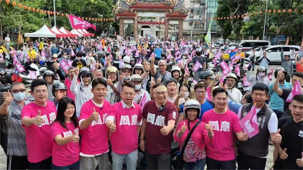 復刻總統大選「川流不息」　王義川桃園啟動車掃力挺大罷免