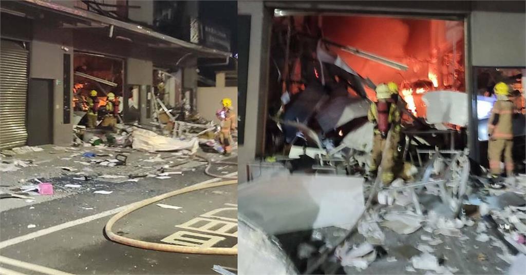 快新聞／台南中央廚房工廠深夜瓦斯爆炸   隔壁30歲男無辜遭砸傷送醫