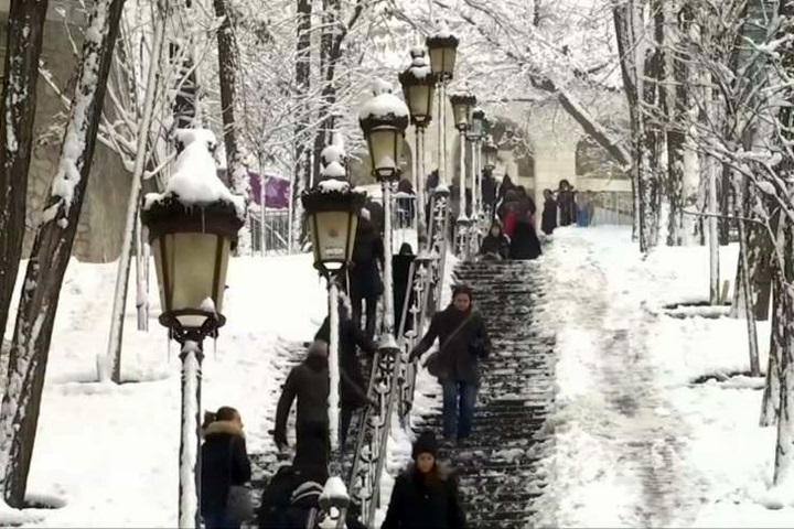法國北部大雪 陸空交通全面癱瘓