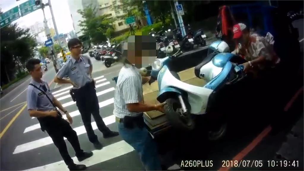 警局旁偷機車 辯稱載去報廢