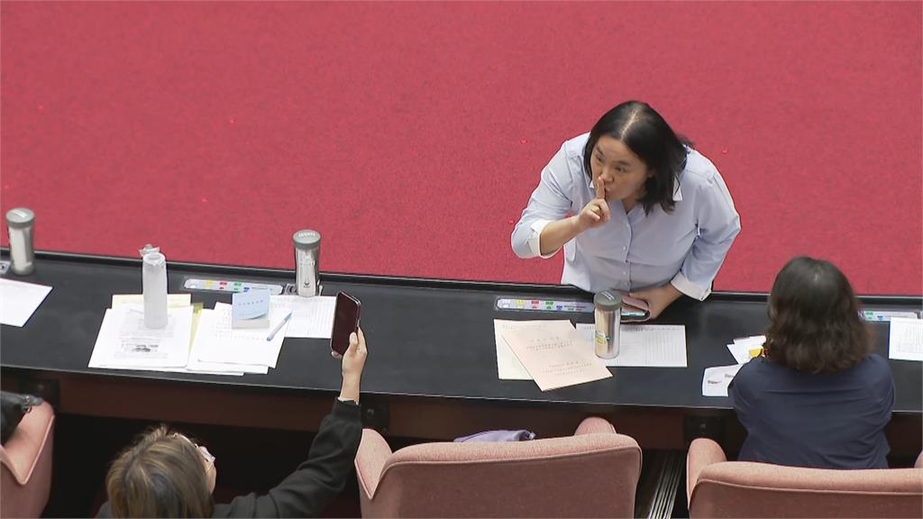 快新聞／批藍國會戒嚴、陳玉珍干擾議事　吳思瑤：讓我看不到韓國瑜眼睛