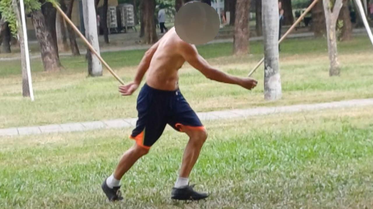 高雄男公園運動打赤膊遭檢舉　勸後不改共挨罰2千元