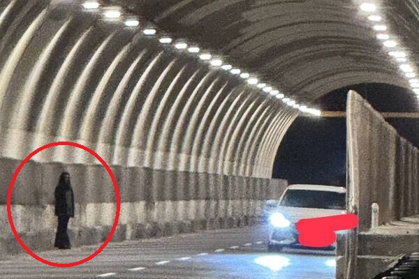 基隆中山隧道有女鬼? 竟是電視台記者為拍靈異短片惡搞