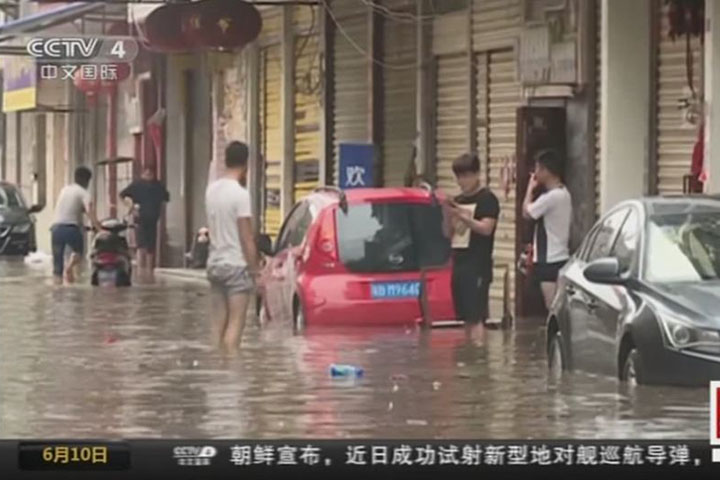 中國南方強降雨災情頻傳 華北天津炎熱難耐