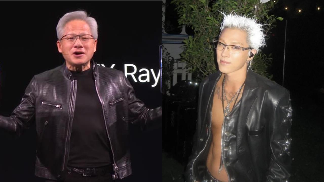 黃仁勳跑去美國唱跳？AI教父「撞臉」BIGBANG太陽　本人秒否認笑翻全場