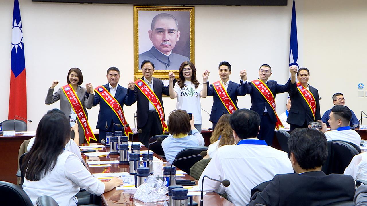 藍中常會徵召六縣市長拚連任　蔣萬安、鄭麗文同台互動超尷尬