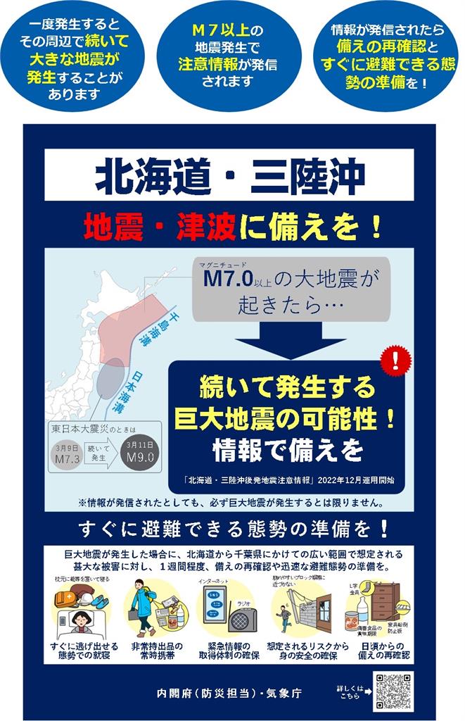強震前兆？　日本北海道1個月連5起「規模四以上地震」