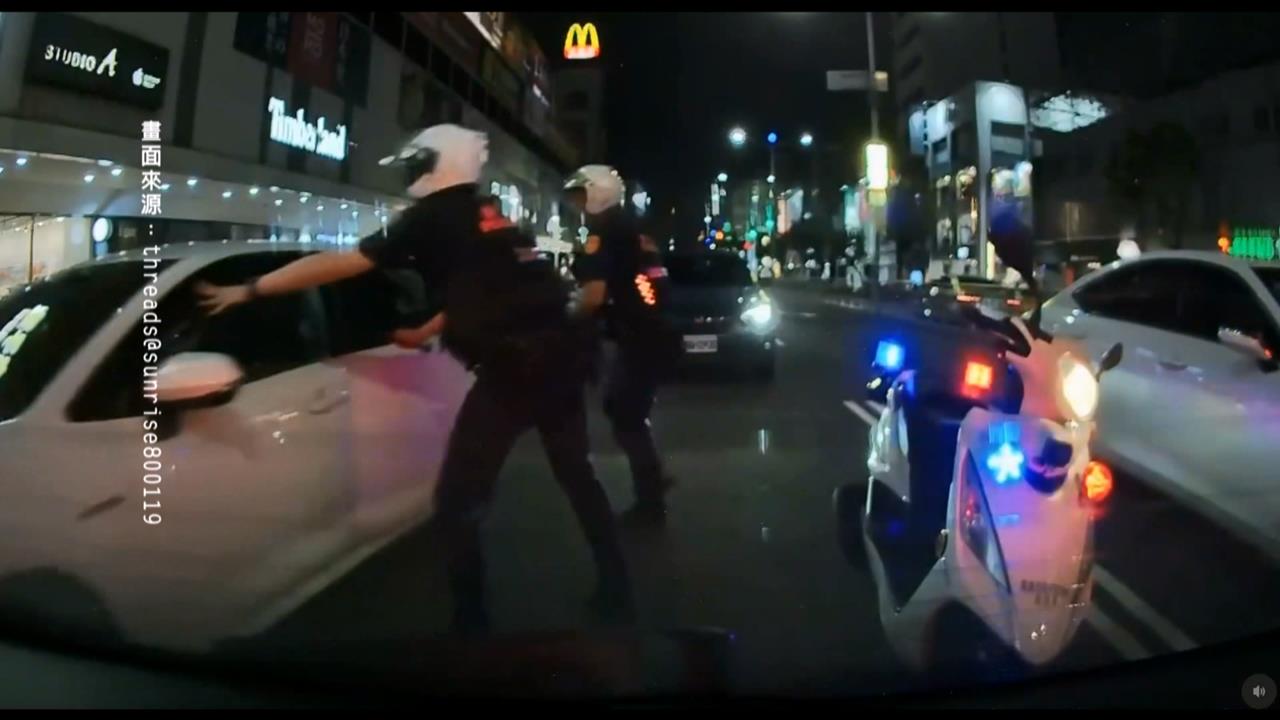 新崛江深夜槍響！　駕駛違停拒檢逃逸警朝車輪轟9槍
