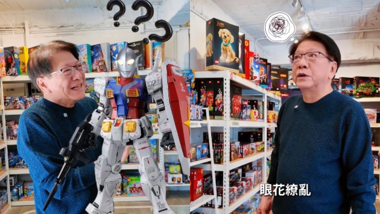 潘孟安爆「跟幕僚借錢買玩具」尷尬畫面全被拍!鋼彈誤認成鹹蛋超人有夠糗