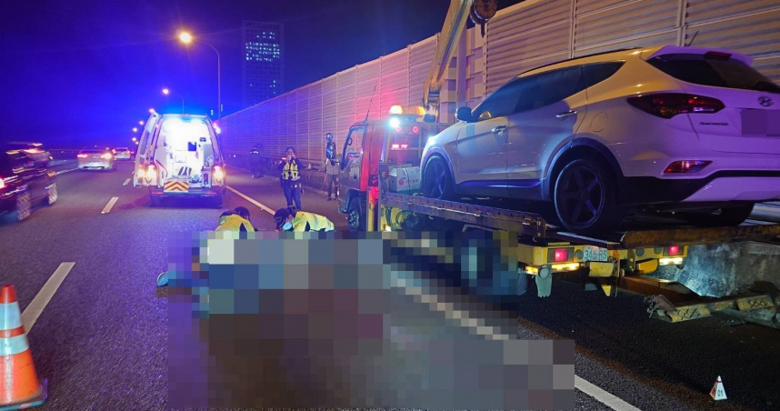 五楊高架死亡事故！多元計程車故障「駕駛下車查看被撞」　送醫不治