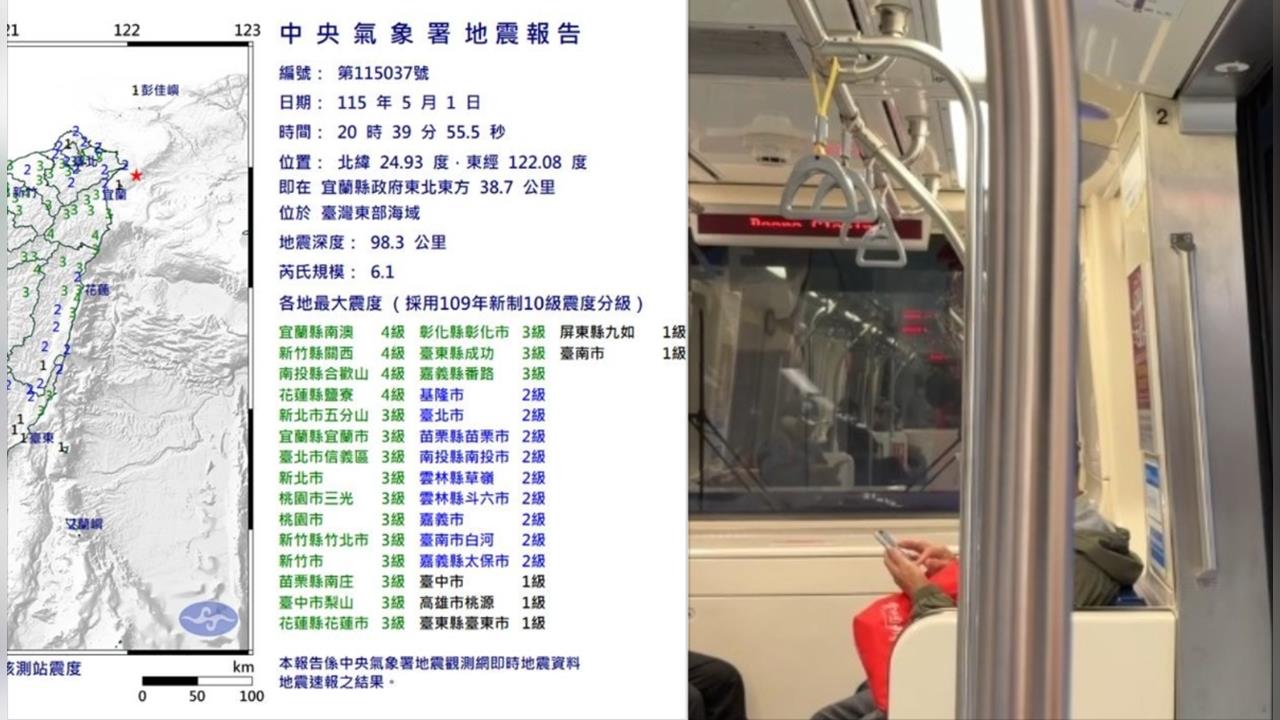 「規模6.1地震」北部狂搖！他3天前「曬1圖」示警要來了　掀網朝聖