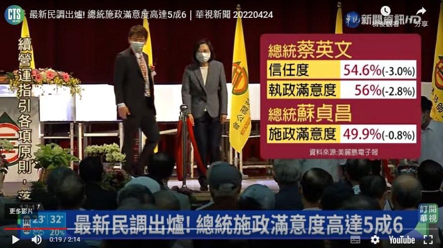 快新聞/華視又出包! 將蘇貞昌誤植為「總統」 電視台急致歉:製圖同仁疏失