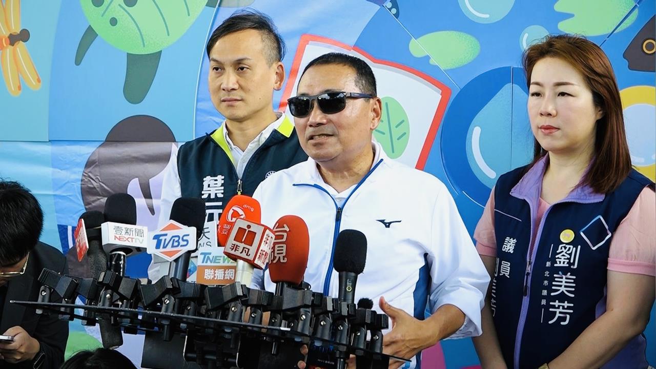 快新聞／再向輝達揮揮手　侯友宜：歡迎落腳林口機捷A9站旁