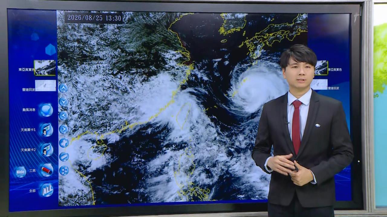 颱風假沒了？沙德爾路徑北修　氣象署估「台灣本島低機率陸警」