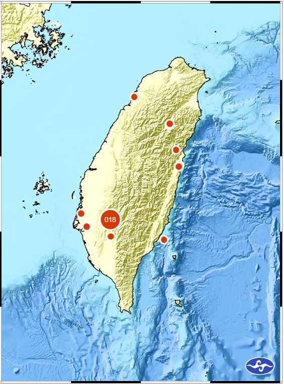 快訊／台南9：52分發生規模4.2地震 最大震度台南楠西4級