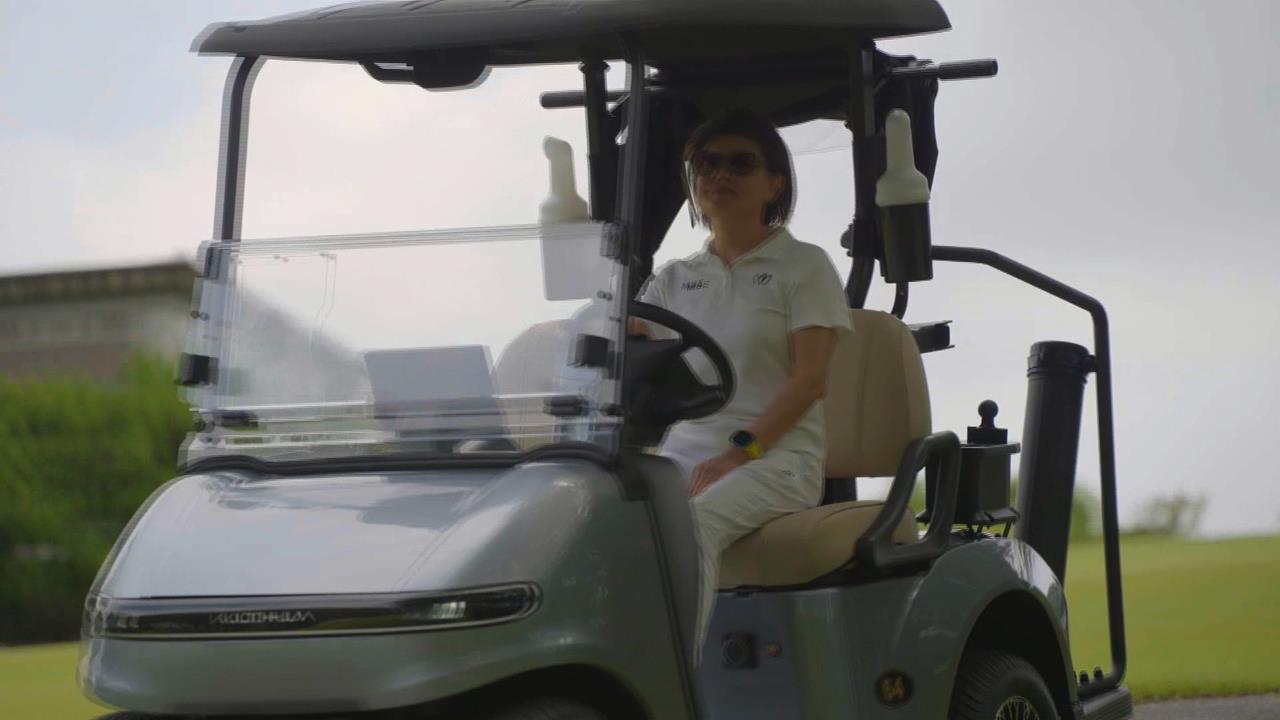 高爾夫球車大升級！　夏有冷氣降溫、冬有加熱椅墊