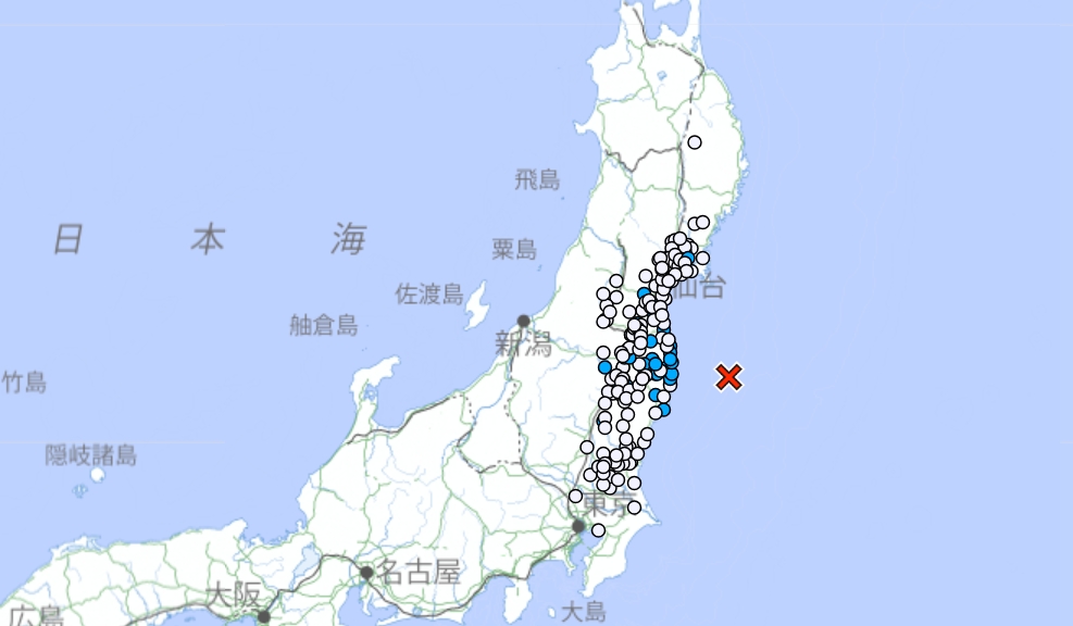 快新聞／日本福島近海規模4.9地震！　最大震度3級