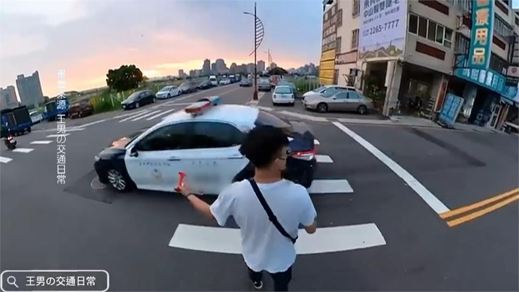警未禮讓行人挨罰　機車停「雙黃線」禮讓行人觸法