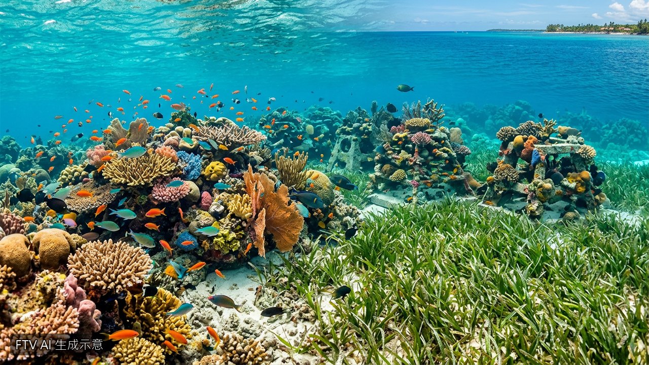 海平面上升恐吞噬小島！印度搶救珊瑚與海草床