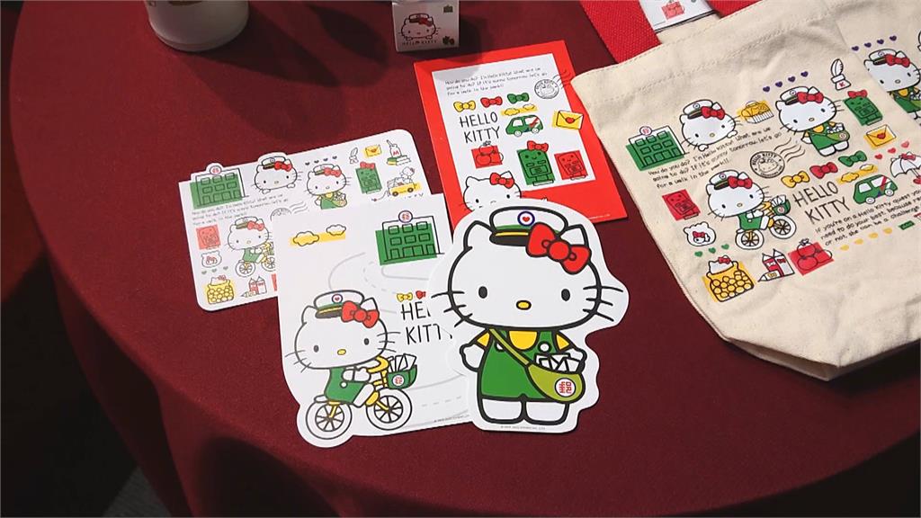 郵局合作Hello Kitty推Q版郵筒開賣首日爆搶購潮