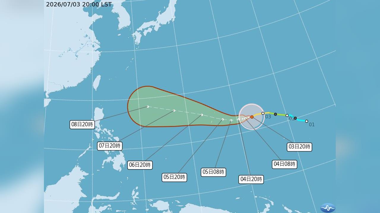 快新聞／颱風假有望了？巴威「升級強颱」暴風圈增強長胖　不排除這時發海陸警