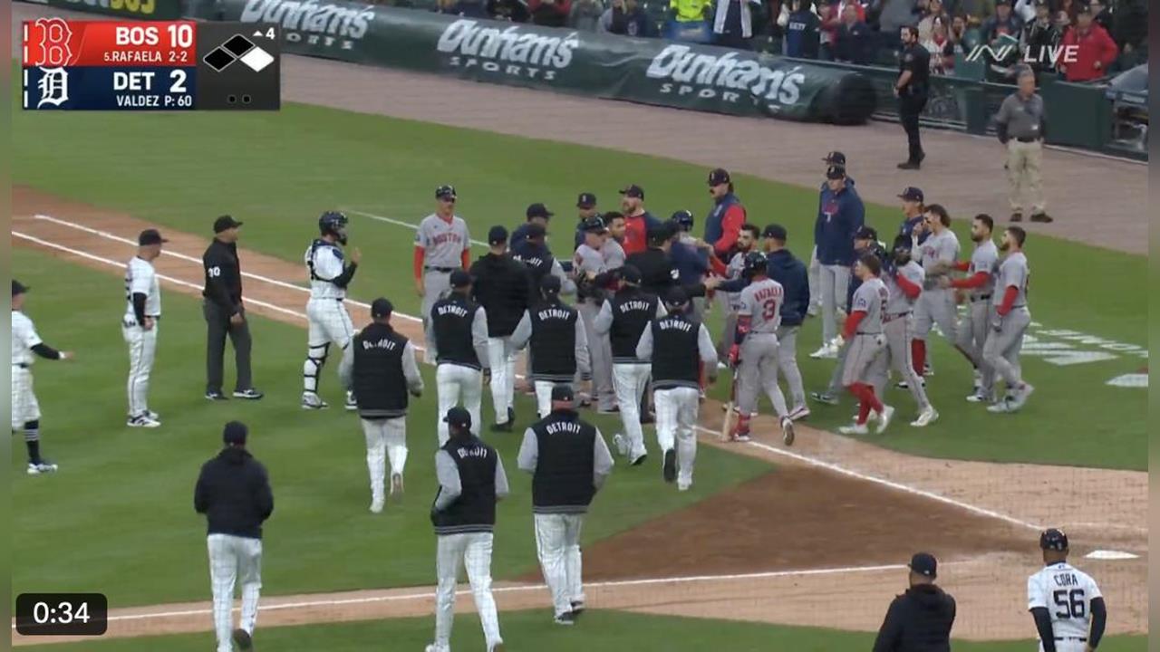 MLB(影)／李灝宇大聯盟生涯「大場面」初體驗！全壘打後觸身球暴衝突兩隊板凳清空