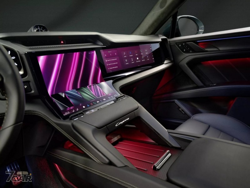 展現數位豪華新風貌，Porsche Cayenne Electric 內裝搶先公開