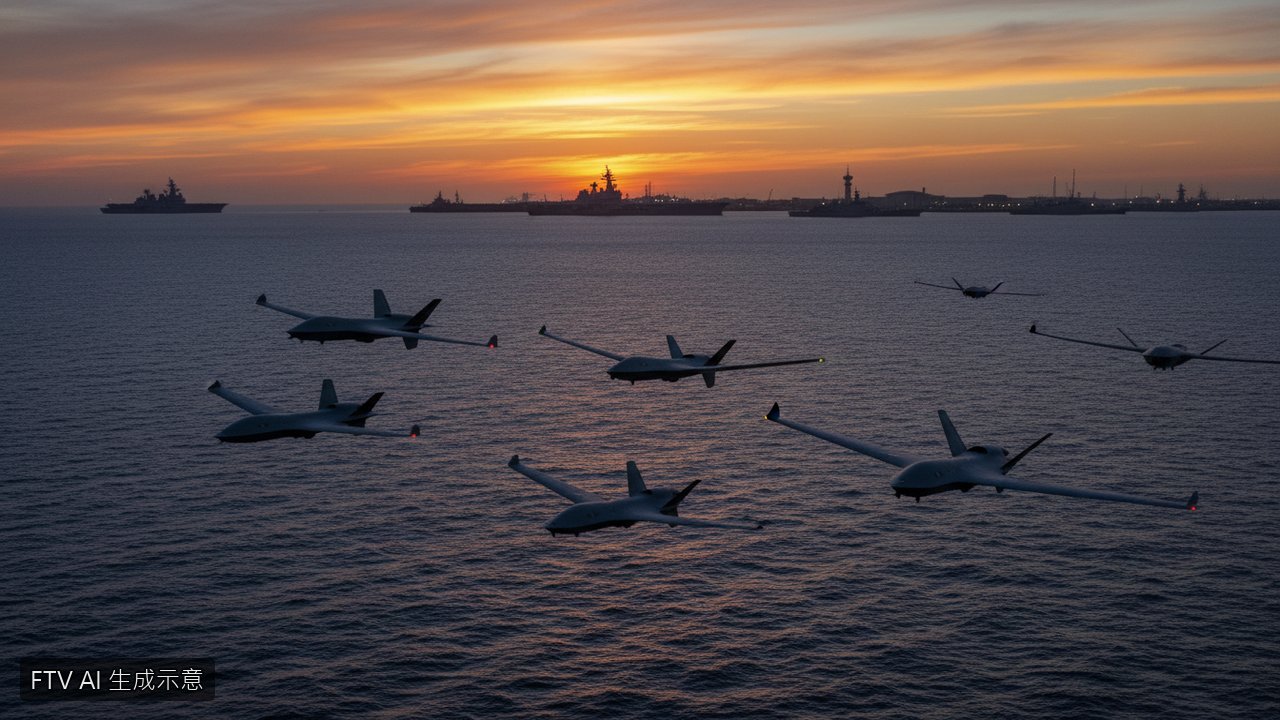 伊朗官媒稱出動無人機襲擊美軍駐巴林第五艦隊　報復美方空襲伊朗南部