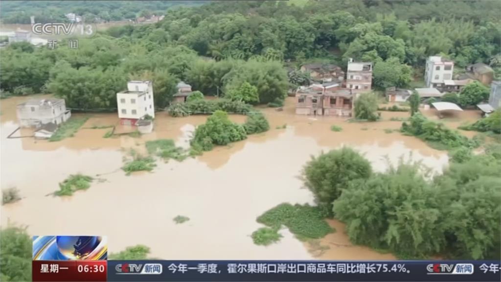 中國江南、華南多地連日暴雨　災情頻傳！北江恐現百年一遇洪水