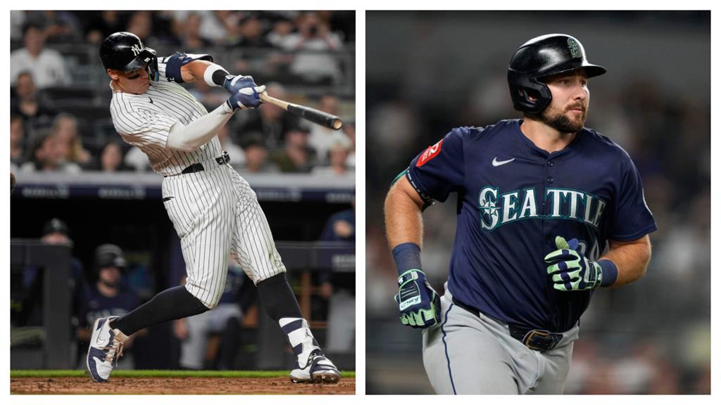 MLB(影)/你轟我也轟!全壘打王爭霸正面對決 洋基法官、水手勞雷同場開砲