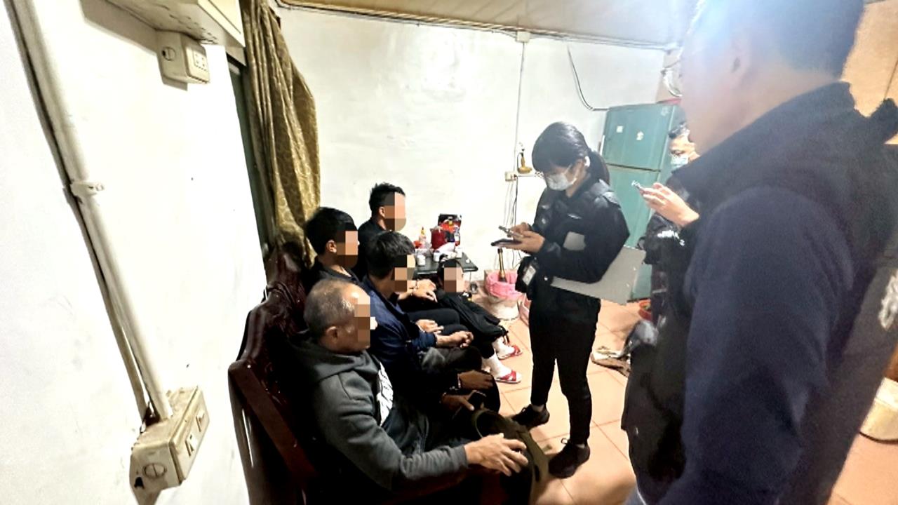 專勤隊拂曉出擊! 移民署聯合桃警大量失聯移工