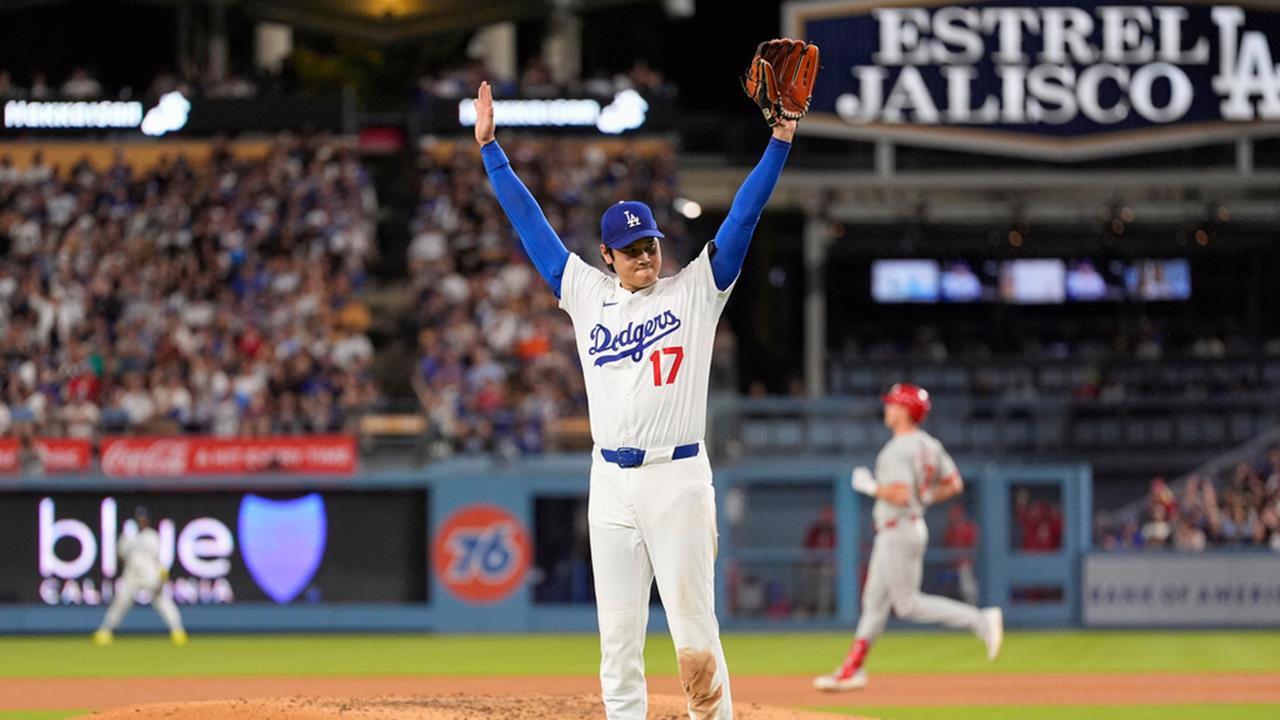 MLB(影)／「二刀流」大谷翔平超狂！相隔10天登板5局「無安打」封鎖費城人