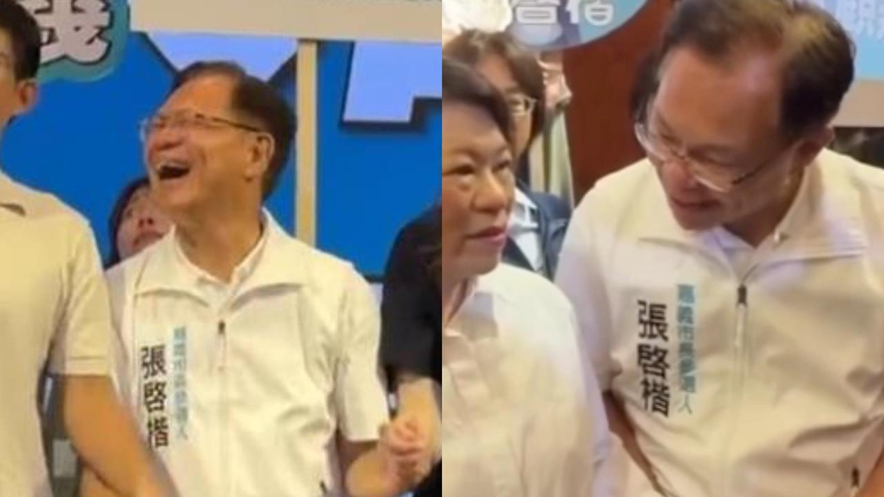 托住女市長手「張啓楷又捏又滑」15秒片瘋傳！小商人爆1猛料酸：蹭很快