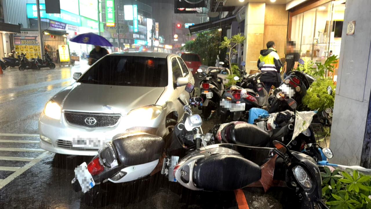 吸喪屍煙彈+安非他命上路　台中43歲駕駛逆向撞9車