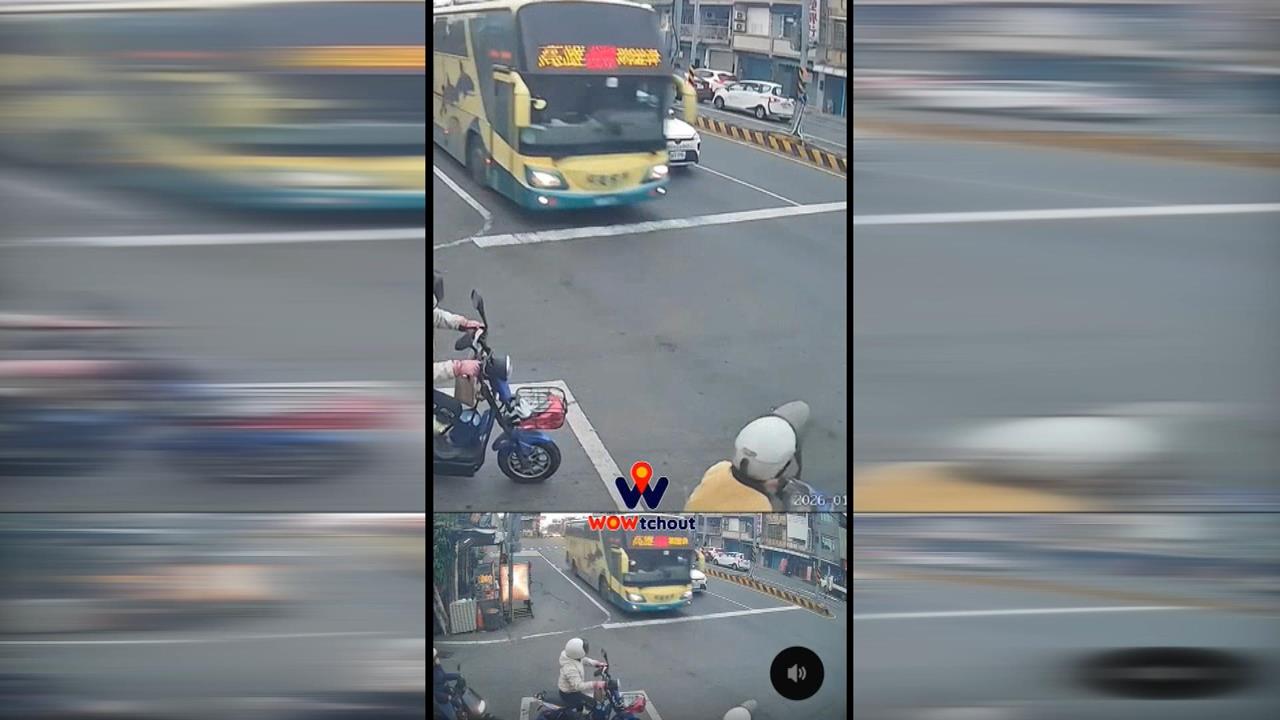 煞車不及急切右線還闖紅燈　屏東客運駕駛遭記大過