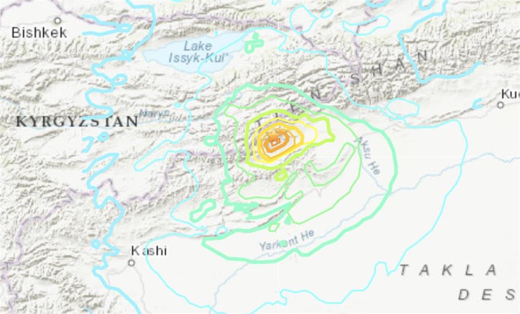 快新聞／中國<em>新疆</em>23日凌晨規模7.0強震　USGS：可能有災損傷亡