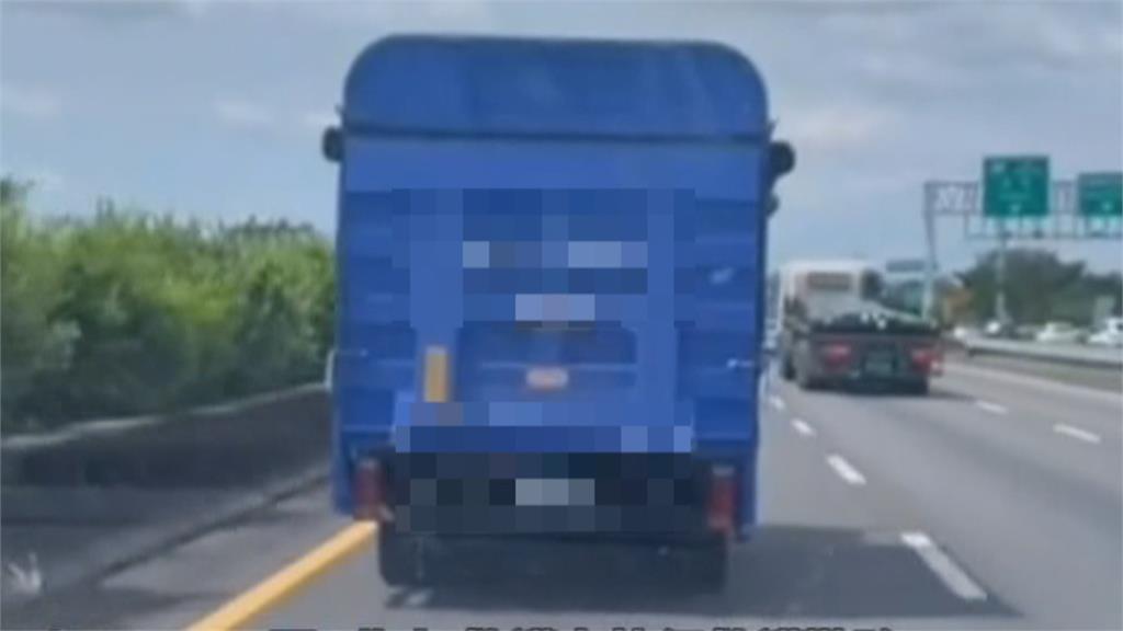 救護車疑遭惡意擋道!「狂按喇叭2分鐘」貨車死不讓…國道警出手了