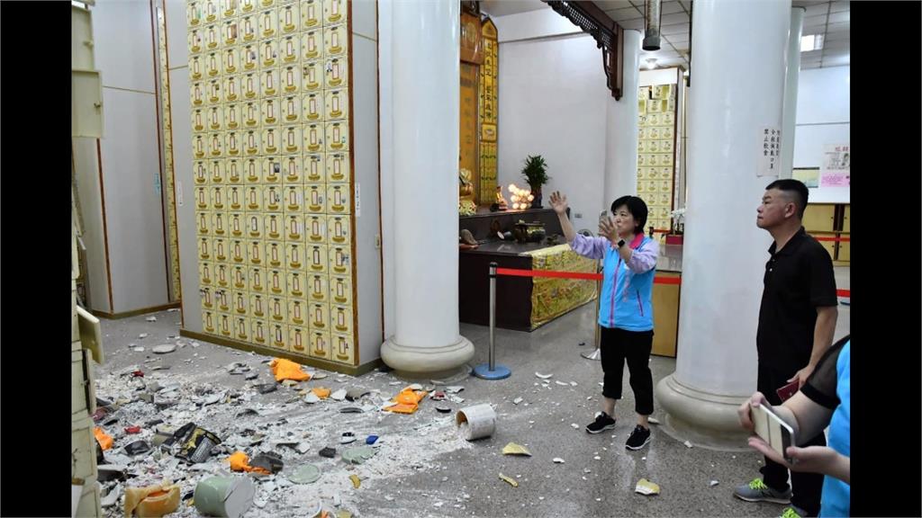 快新聞／花蓮地震納骨塔骨灰灑出來怎麼辦？　吉安鄉長游淑貞提6道解方