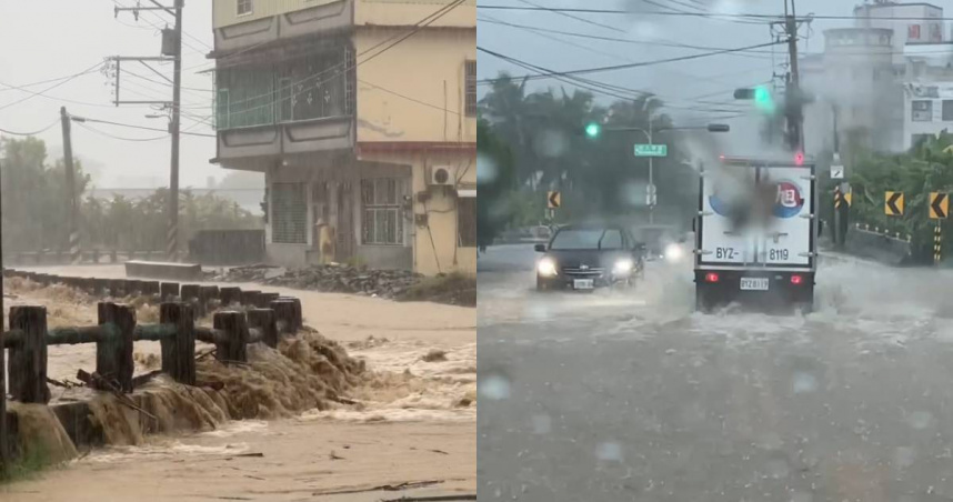 暴雨狂炸高雄！多地「滾滾黃水」災情頻傳　網籲出門注意安全
