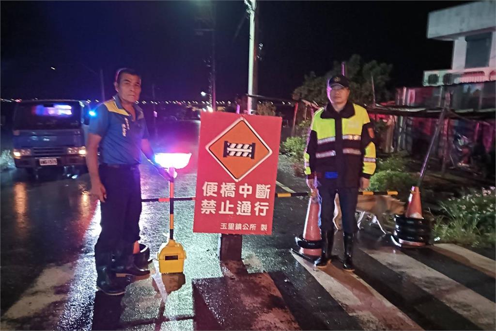 快新聞／花蓮有強降雨發生機率　玉里鎮「高寮大橋便道」晚間預警性封閉