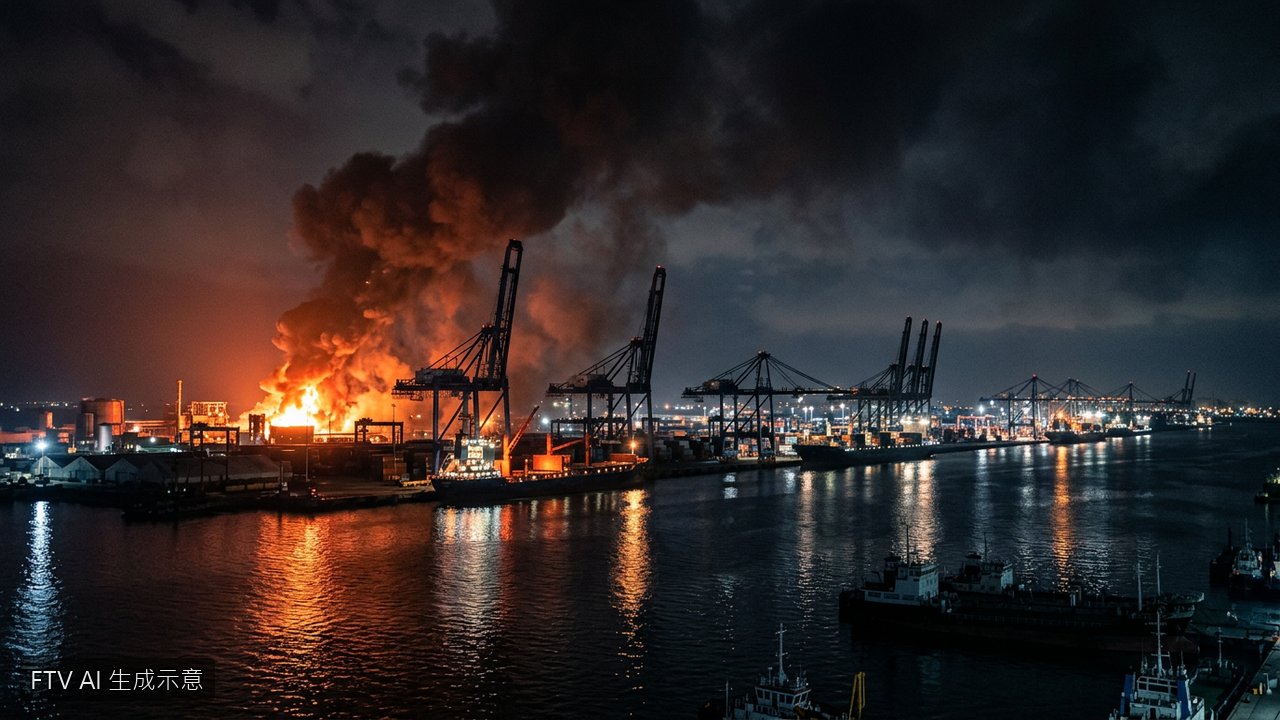 伊朗南部港口驚傳多起爆炸　官媒證實遭飛彈襲擊