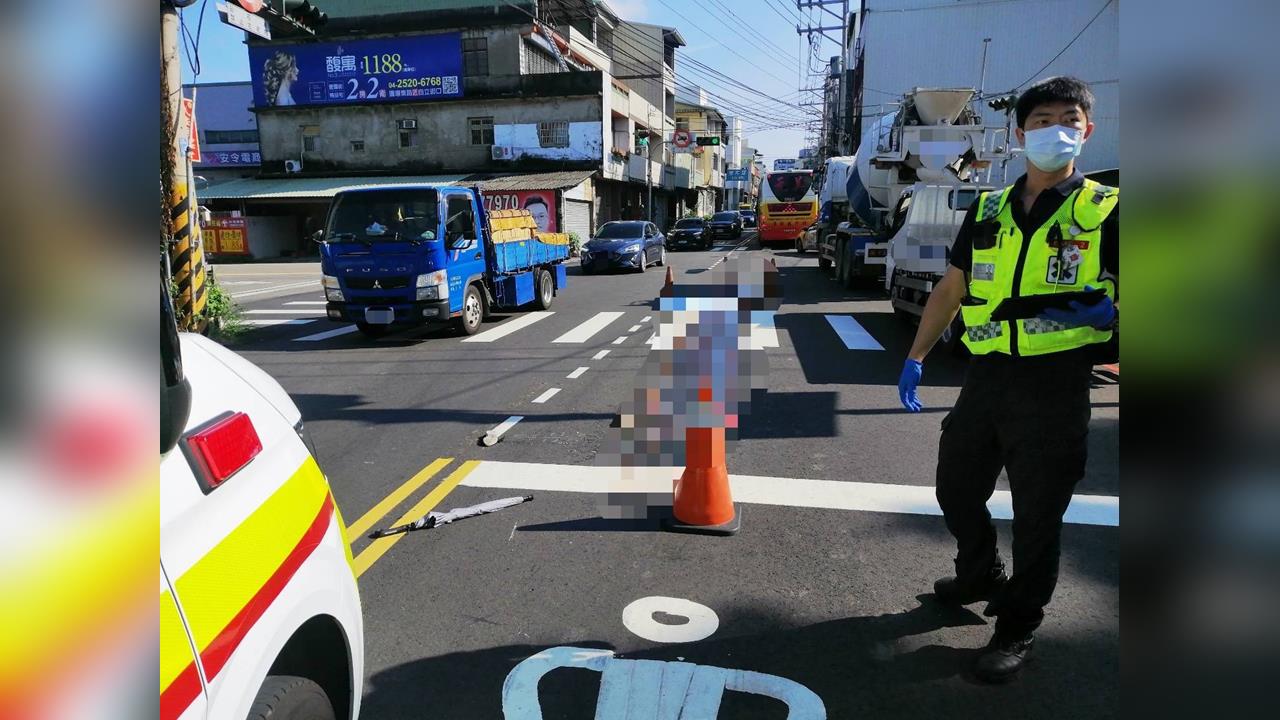 快新聞／行人地獄？台中神岡89歲老婦過馬路　竟慘遭大卡車活活撞死