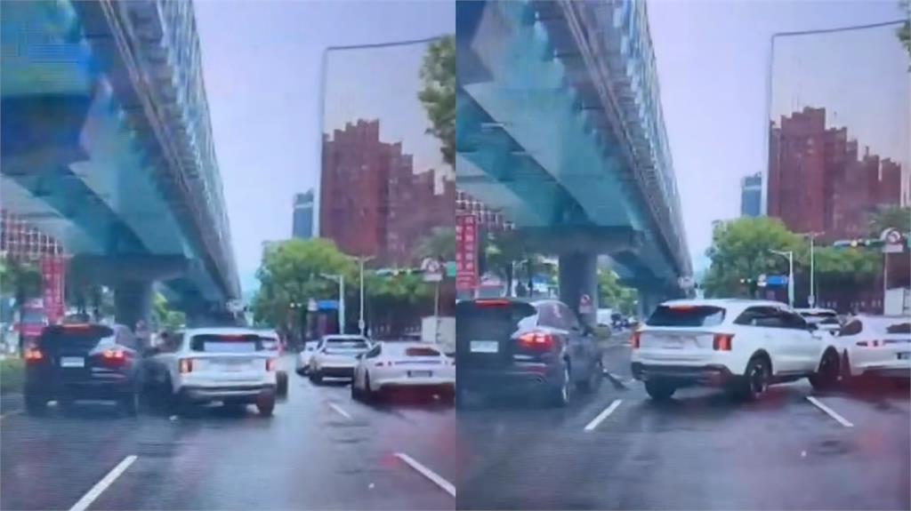 Kia休旅車「切車道連撞2保時捷」7秒傻眼影片曝！網嘲：命中有兩「捷」