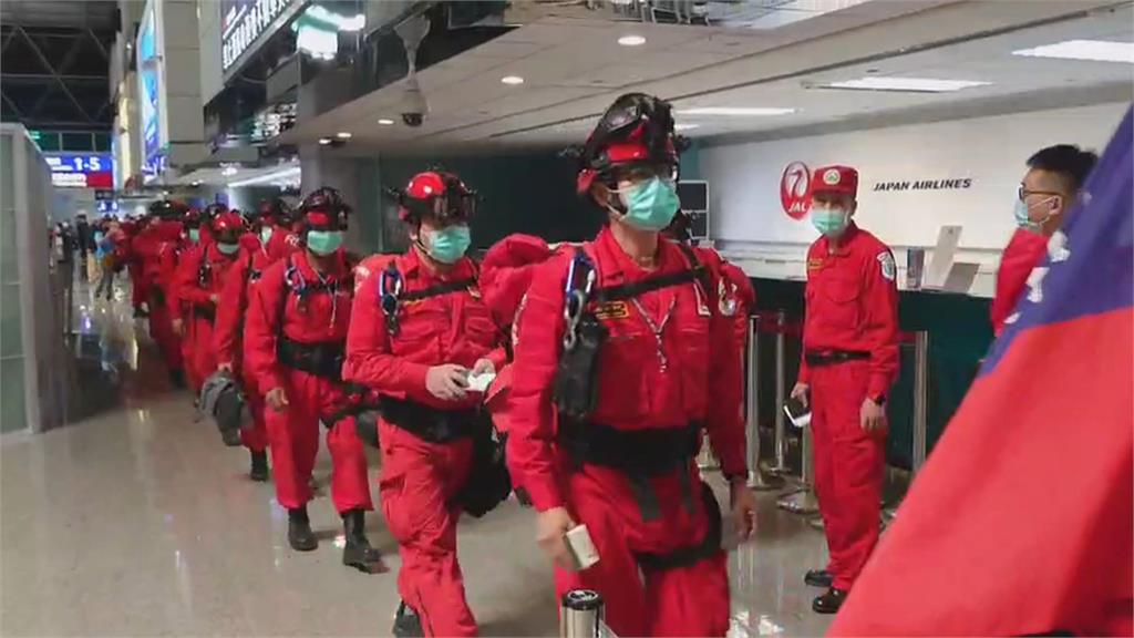 透過視訊為台灣搜救隊加油　蔡總統：要安全回來